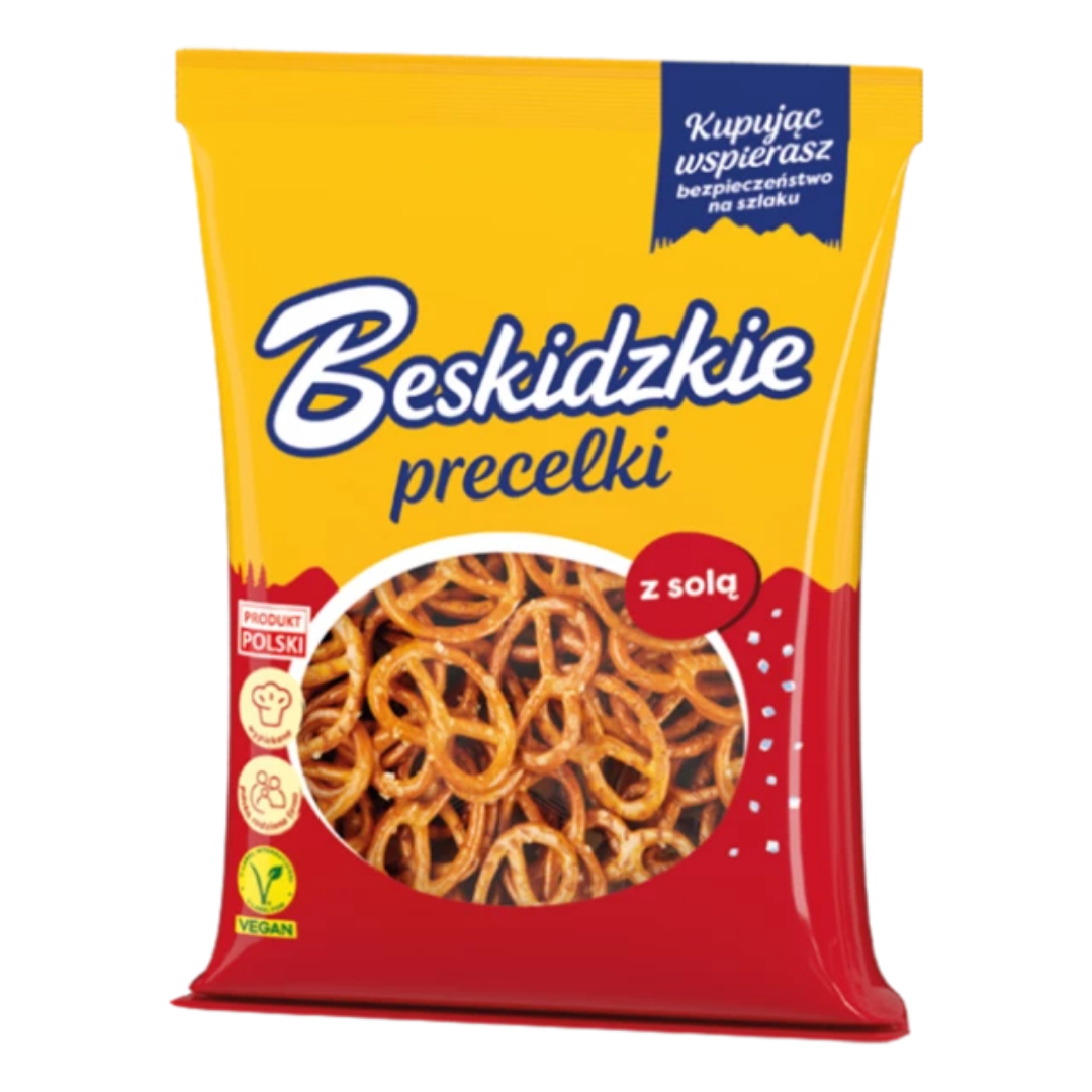 Aksam Beskidzkie Pretzels Salty (Precelki Sol) 140g