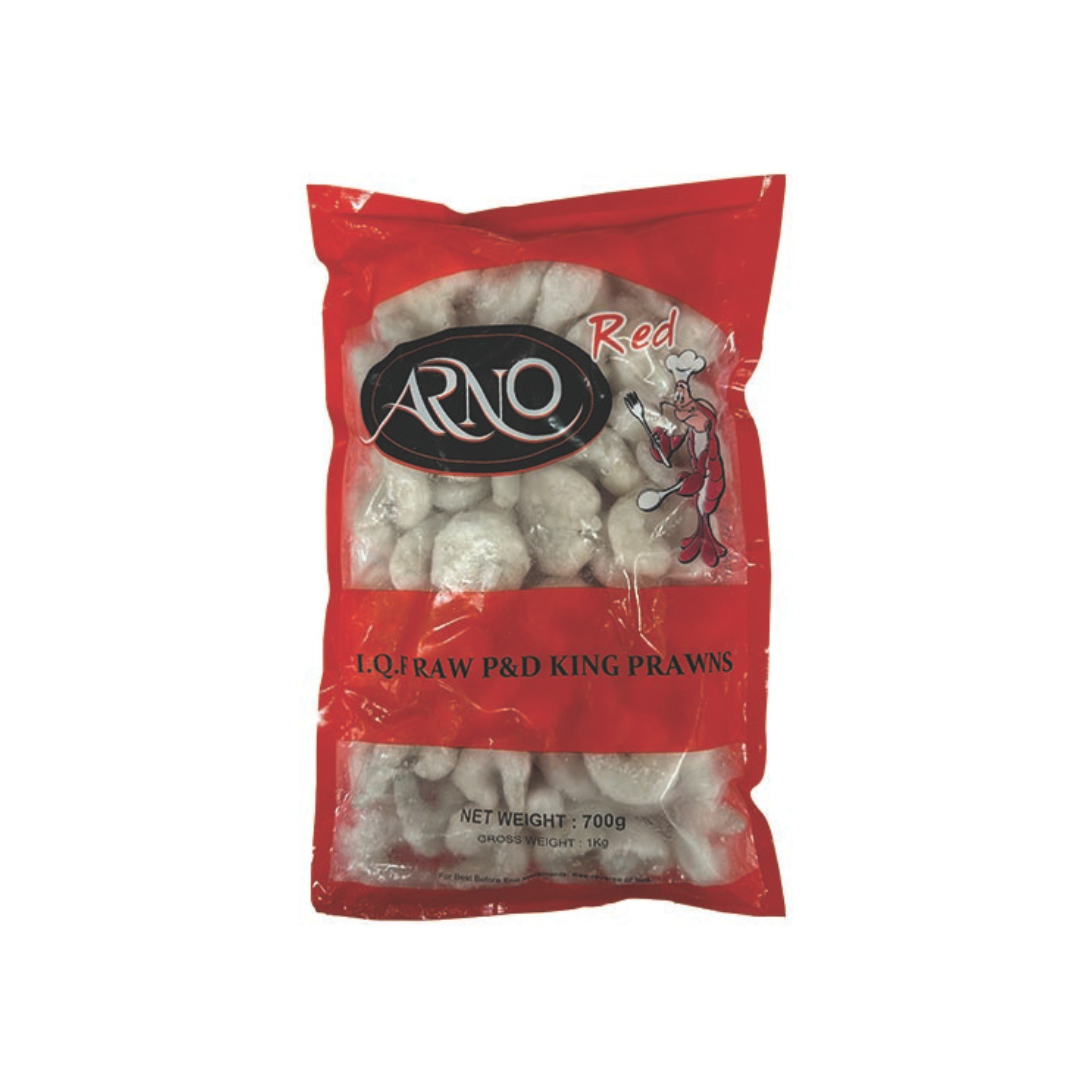 Arno Red Raw p&d King Prawns 26-30 1KG
