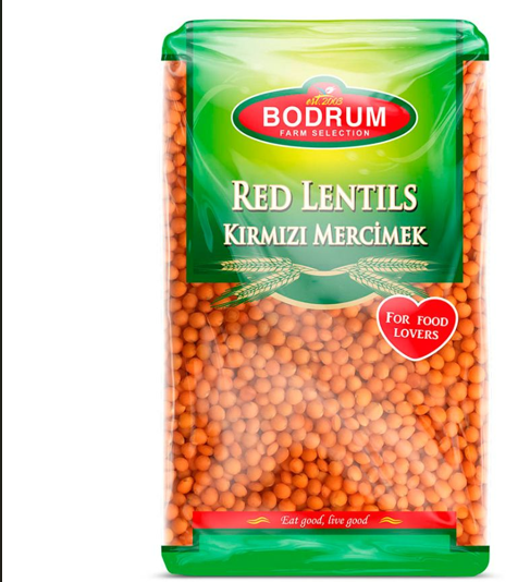 Bodrum Red Lentils Whole 1 kg