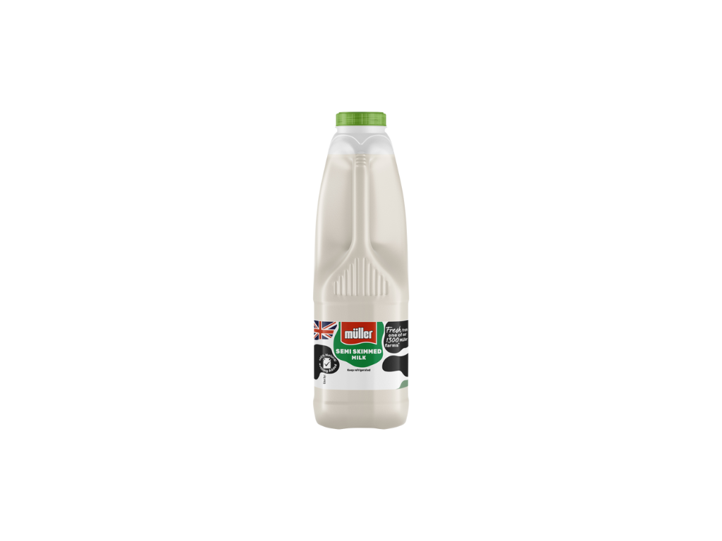 Muller Milk semi skimmed 1 lt