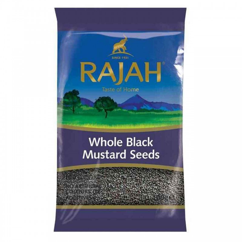 Rajah Whole Black Mustard Seeds 100 gr