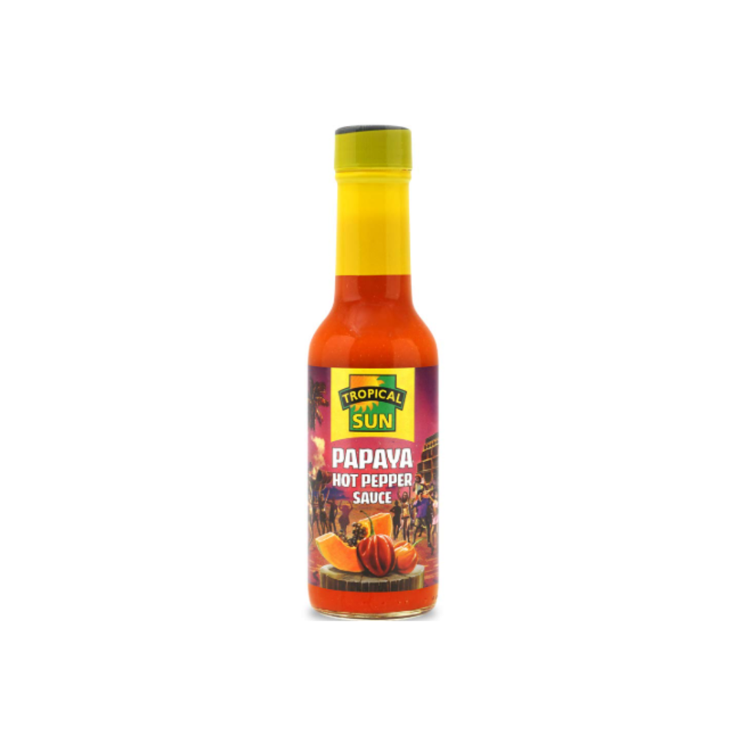 Tropical Sun Papaya Hot Pepper Sauce 150ml