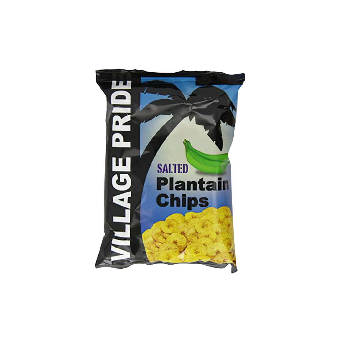 Village Pride Plantain Chips Salted 75g