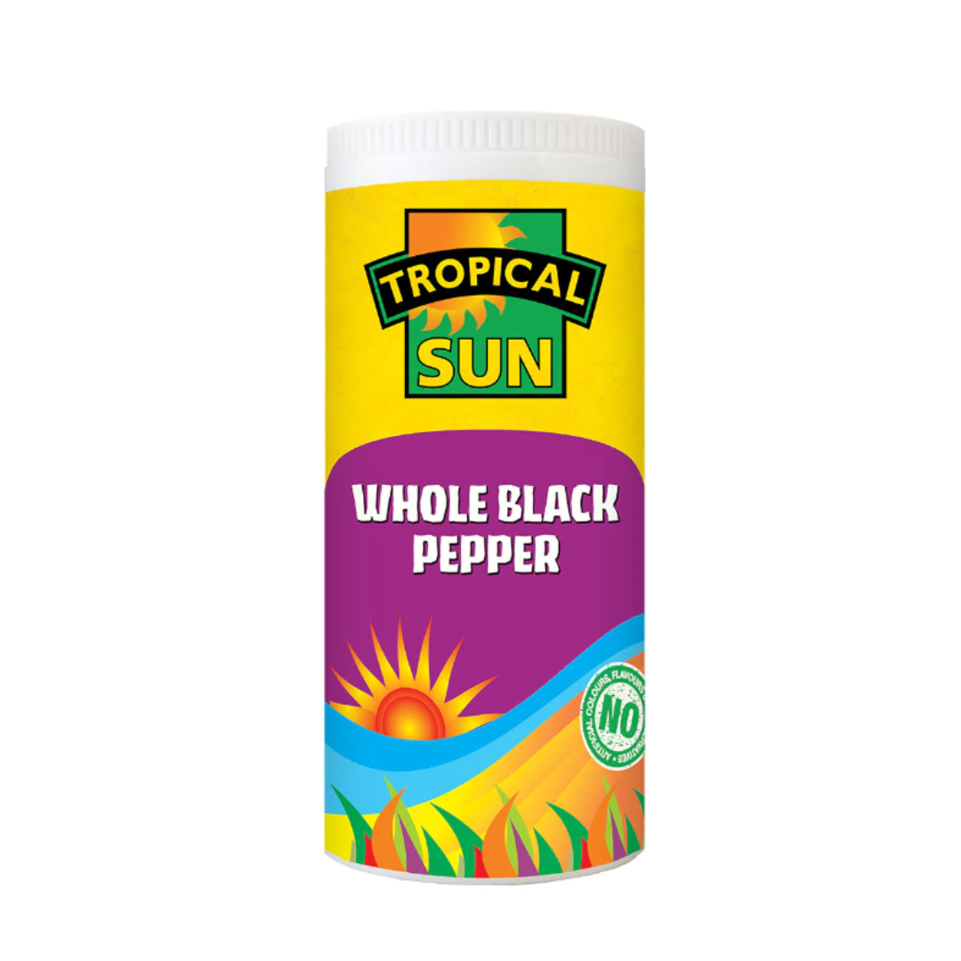 Tropical Sun Whole Black Pepper 100g